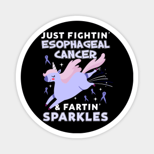 esophageal cancer funny unicorn farting sparkles Magnet